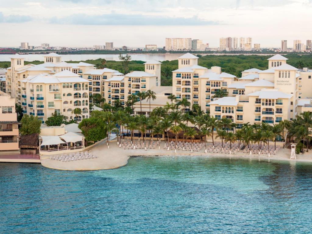 Occidental Costa Cancun all-inclusive resort with beachfront location, pools, and modern amenities in Cancun's Hotel Zone.