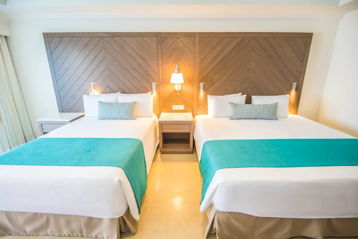 Junior Suite Double Accessible room with two beds at Sunscape Cancun Resort & Spa.