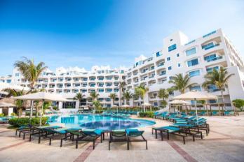 Wyndham Alltra Cancun all-inclusive resort with beachfront location, family pools, and modern amenities in Cancun Hotel Zone.